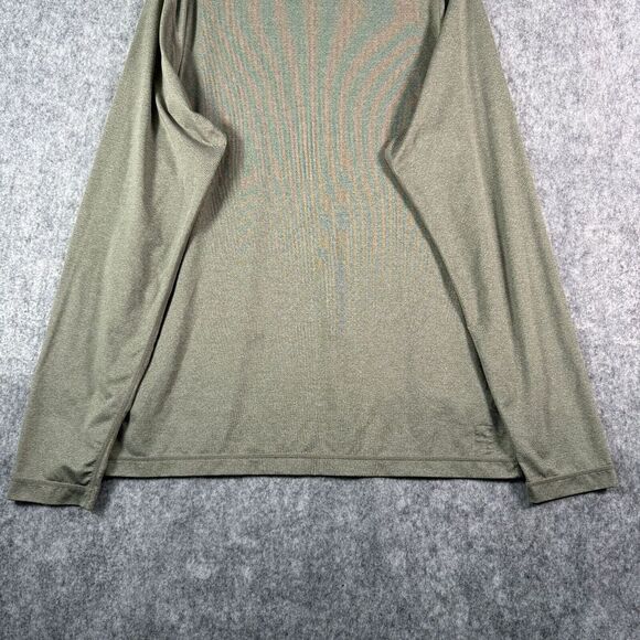 Vuori Shirt Mens Large Tradewind Performance Pocket Green Long Sleeve Crewneck - Picture 12 of 12